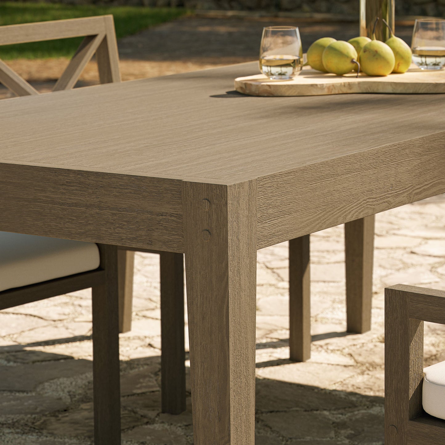 Northlake 83" Rectangular Outdoor Patio Teak Dining Table by Modway | Outdoor Patio Daybed | Modishstore - 8