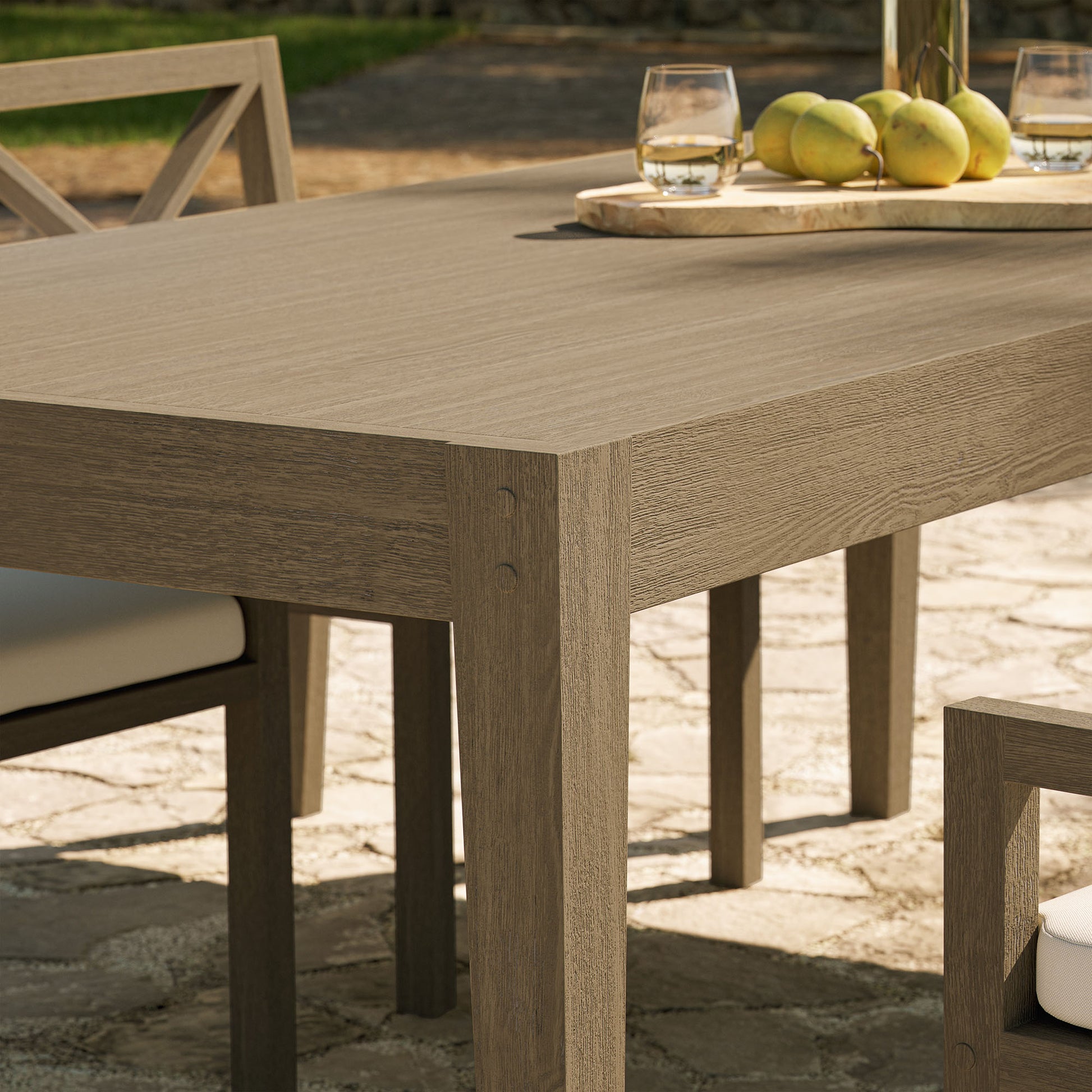 Northlake 83" Rectangular Outdoor Patio Teak Dining Table by Modway | Outdoor Patio Daybed | Modishstore - 8