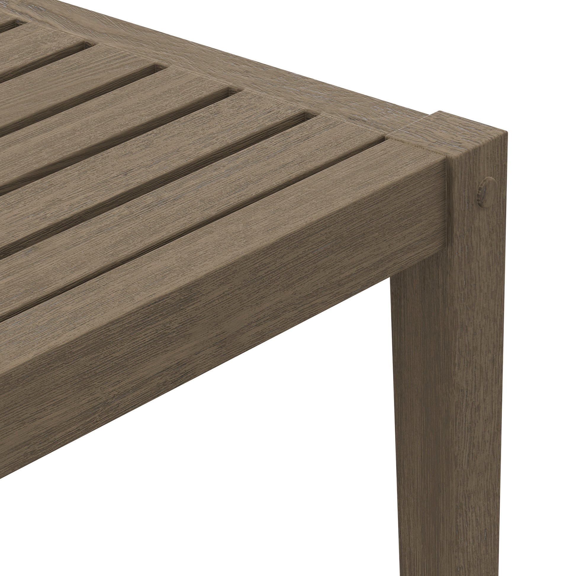 Northlake Square Outdoor Patio Teak Side Table by Modway | Outdoor Patio Daybed | Modishstore - 5