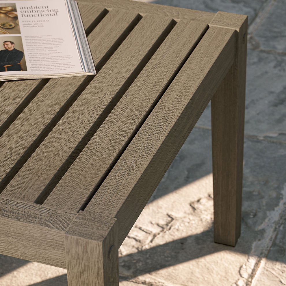 Northlake Square Outdoor Patio Teak Side Table by Modway | Outdoor Patio Daybed | Modishstore - 7