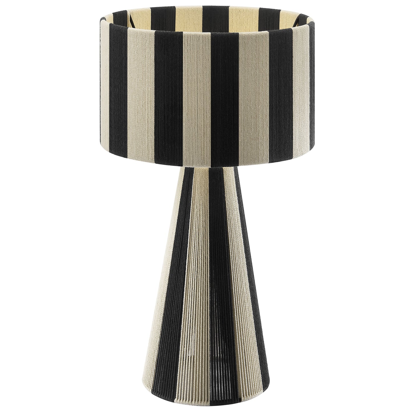 Renae Handwoven Cotton Thread Striped Table Lamp by Modway | Table Lamps | Modishstore - 3