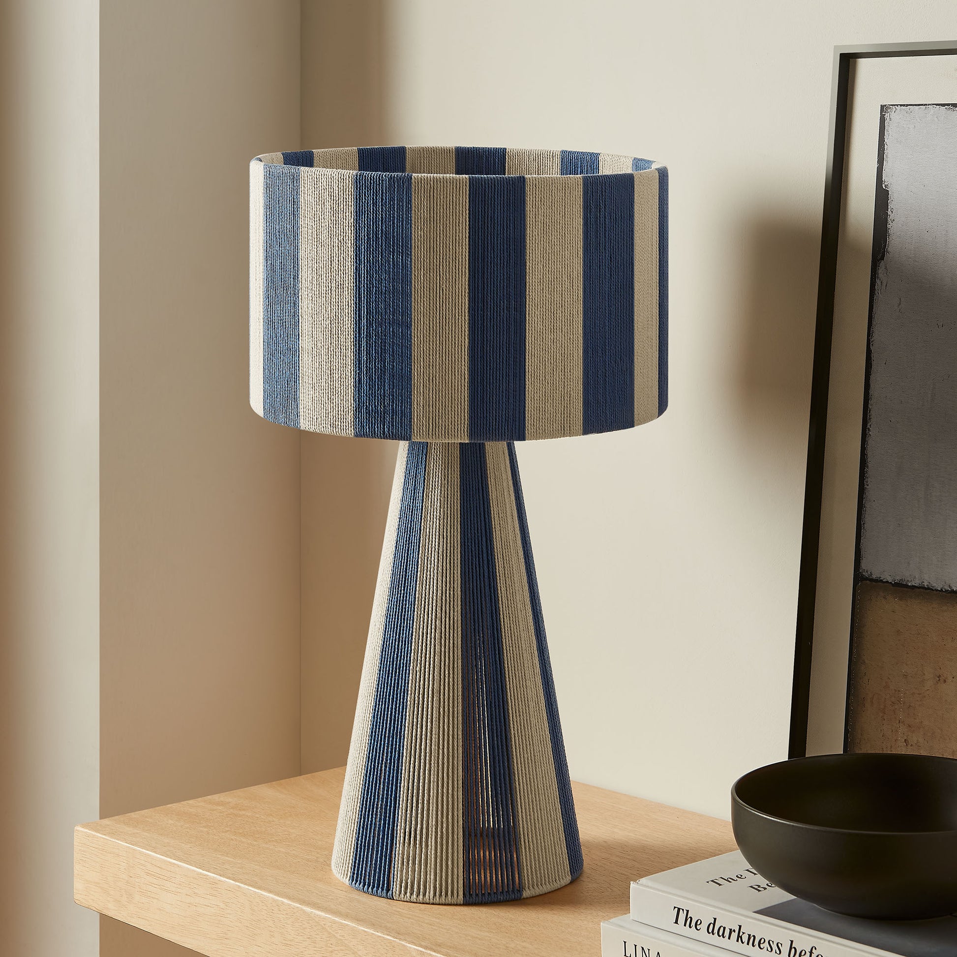 Renae Handwoven Cotton Thread Striped Table Lamp by Modway | Table Lamps | Modishstore - 17