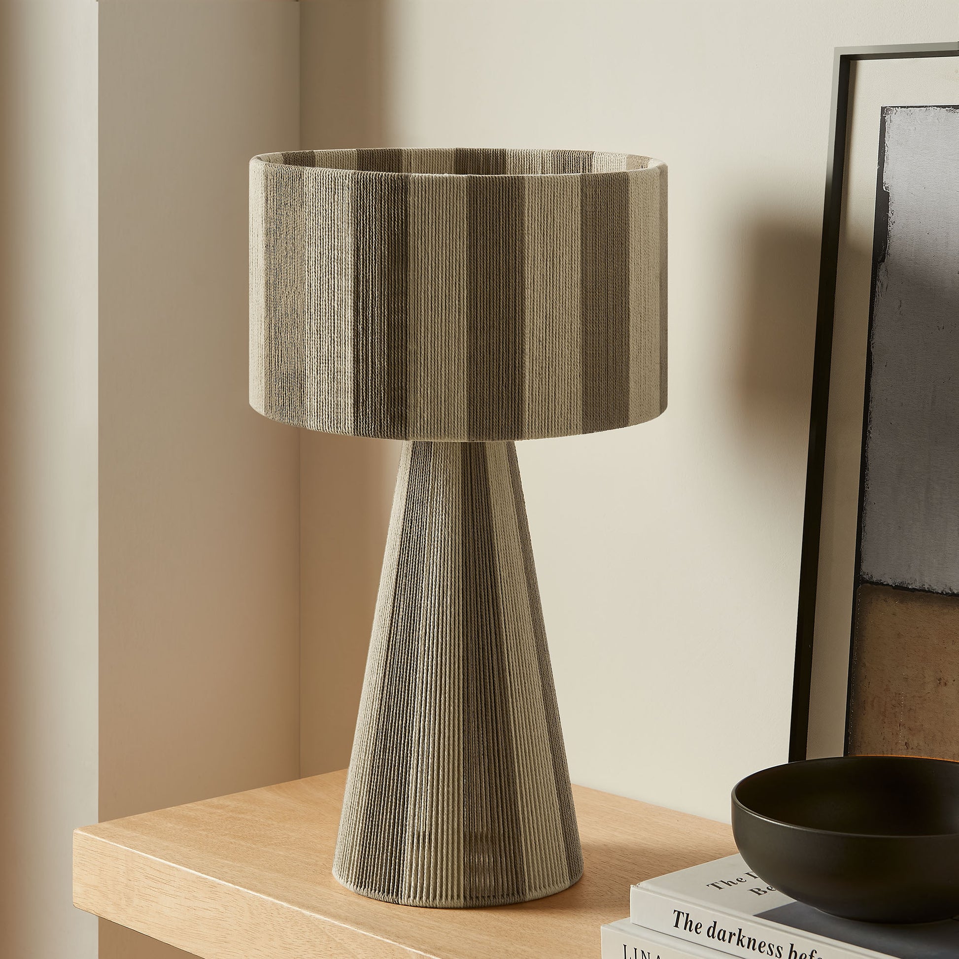 Renae Handwoven Cotton Thread Striped Table Lamp by Modway | Table Lamps | Modishstore - 27