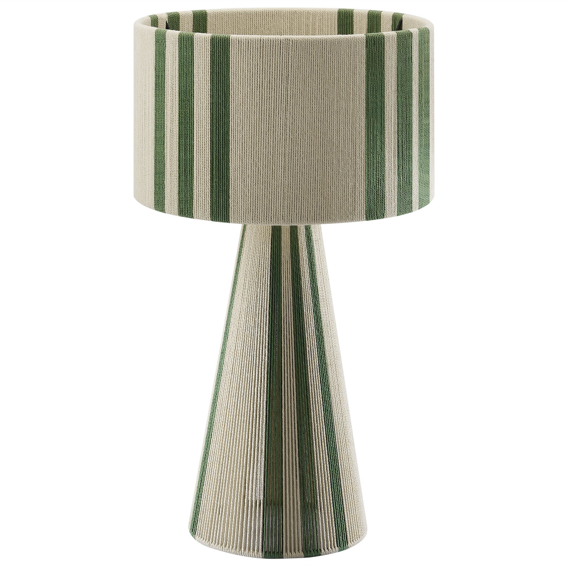 Gia Handwoven Cotton Thread Striped or Plain Table Lamp by Modway | Table Lamps | Modishstore - 2
