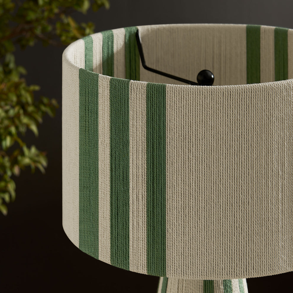 Gia Handwoven Cotton Thread Striped or Plain Table Lamp by Modway | Table Lamps | Modishstore - 7