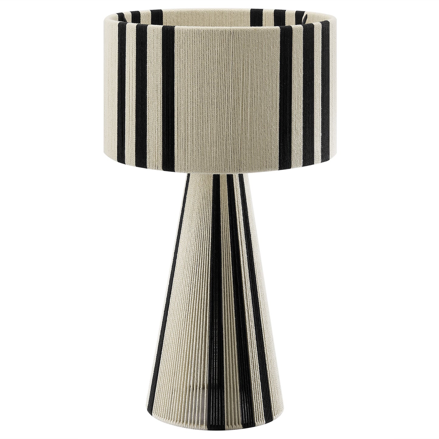 Gia Handwoven Cotton Thread Striped or Plain Table Lamp by Modway | Table Lamps | Modishstore - 11