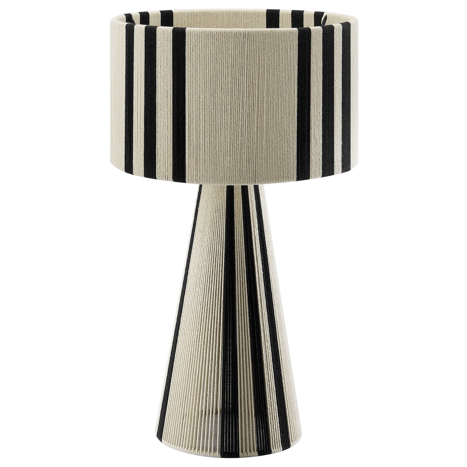 Gia Handwoven Cotton Thread Striped or Plain Table Lamp by Modway | Table Lamps | Modishstore - 11