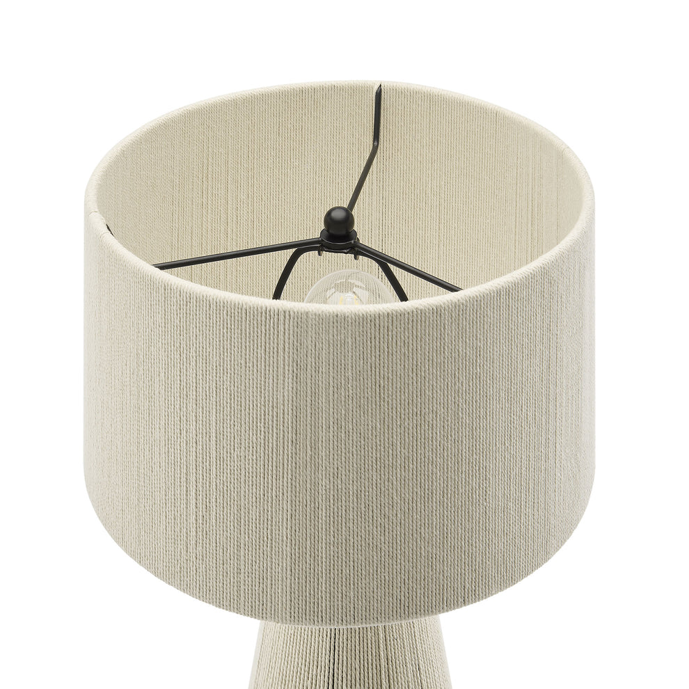 Gia Handwoven Cotton Thread Striped or Plain Table Lamp by Modway | Table Lamps | Modishstore - 24