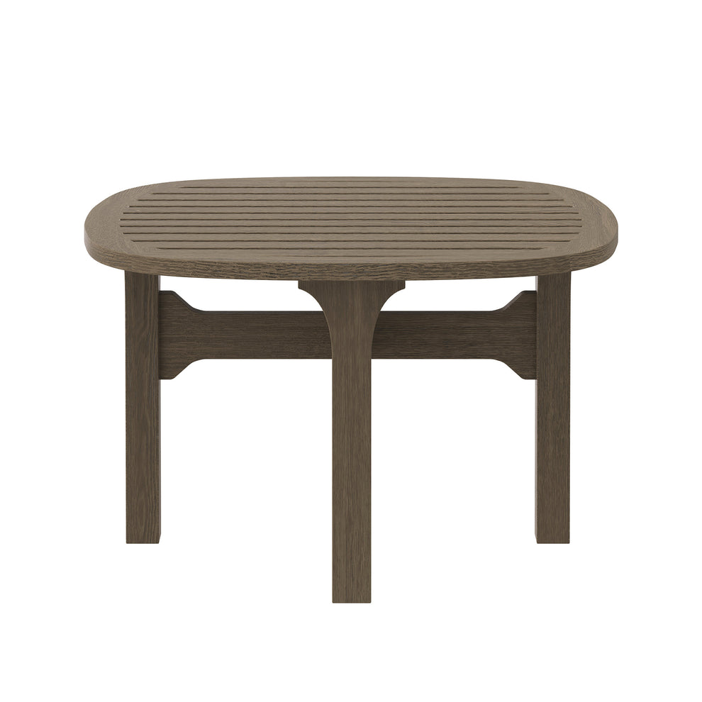 Saratoga Square Outdoor Patio Teak Wood Side Table by Modway | Outdoor Patio Daybed | Modishstore - 3