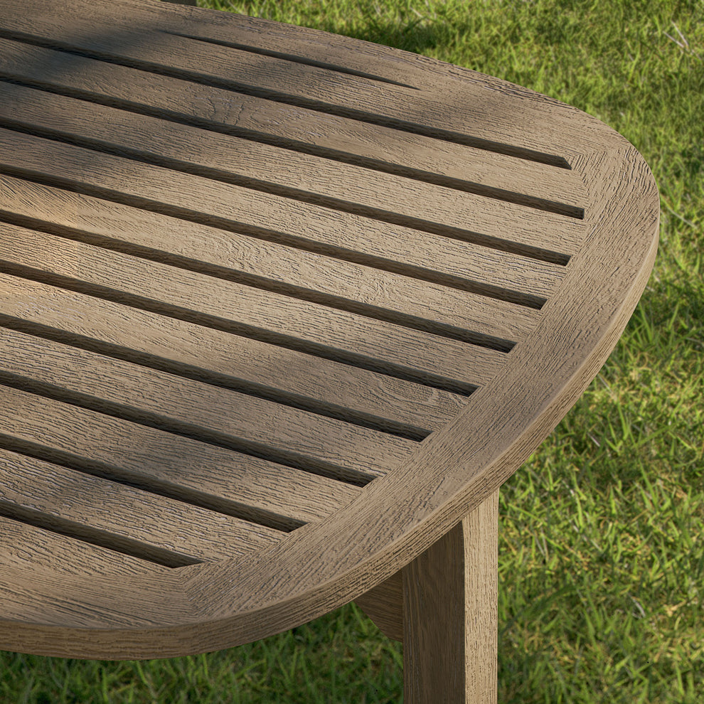 Saratoga Square Outdoor Patio Teak Wood Side Table by Modway | Outdoor Patio Daybed | Modishstore - 7