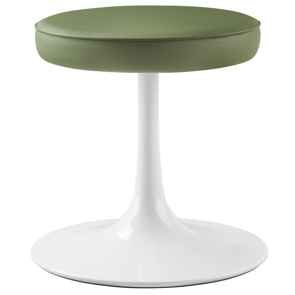 Lippa Vegan Leather Round Stool by Modway | Bar Stools | Modishstore - 2