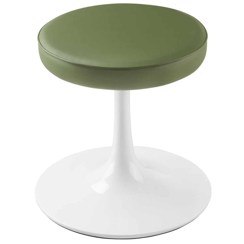 Lippa Vegan Leather Round Stool by Modway | Bar Stools | Modishstore - 3