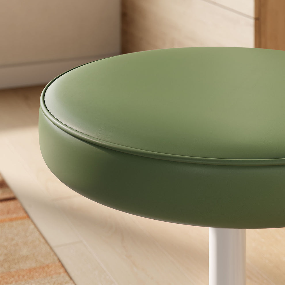 Lippa Vegan Leather Round Stool by Modway | Bar Stools | Modishstore - 5