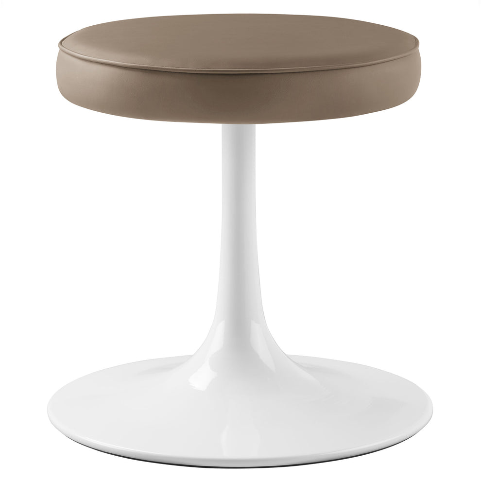 Lippa Vegan Leather Round Stool by Modway | Bar Stools | Modishstore - 8