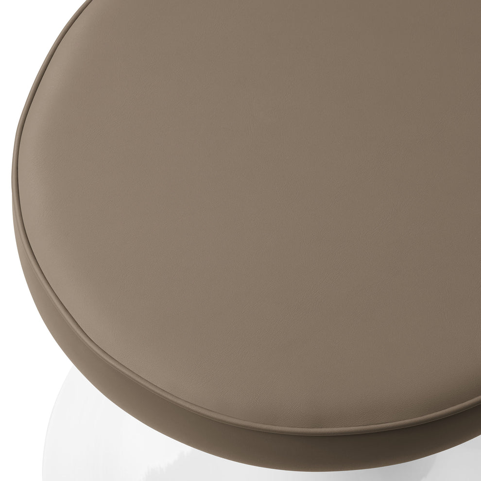 Lippa Vegan Leather Round Stool by Modway | Bar Stools | Modishstore - 10