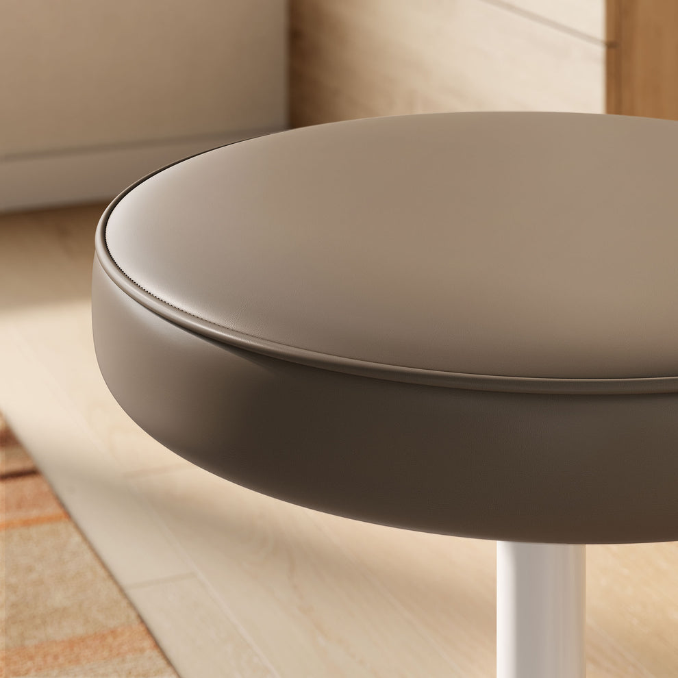 Lippa Vegan Leather Round Stool by Modway | Bar Stools | Modishstore - 11