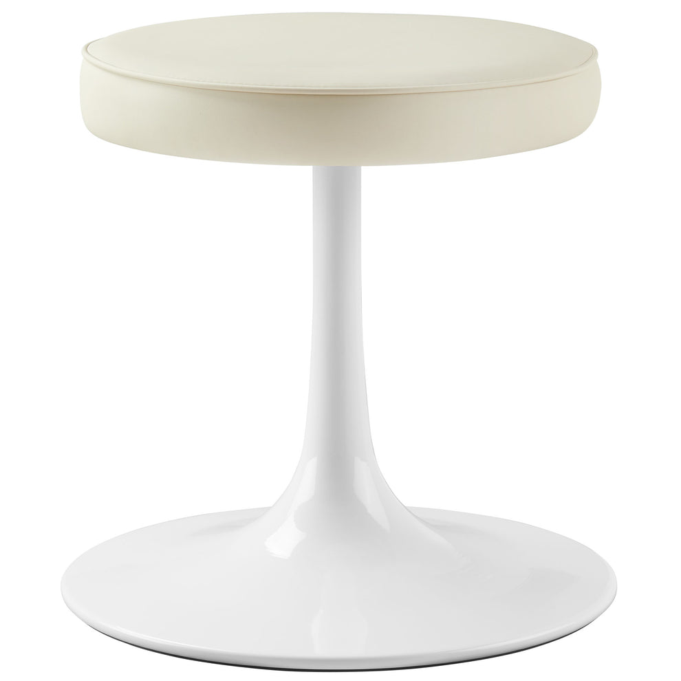 Lippa Vegan Leather Round Stool by Modway | Bar Stools | Modishstore - 15