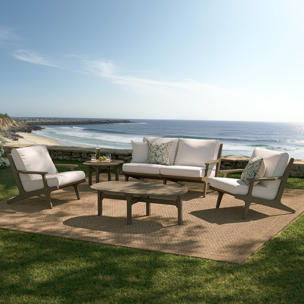 Saratoga 5-Piece Outdoor Patio Teak Wood Furniture Set by Modway | Outdoor Patio Daybed | Modishstore - 4