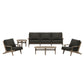 Saratoga 4-Piece Outdoor Patio Teak Wood Furniture Set by Modway
