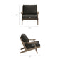 Saratoga 4-Piece Outdoor Patio Teak Wood Furniture Set by Modway