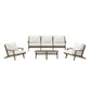 Saratoga 4-Piece Outdoor Patio Teak Wood Furniture Set by Modway
