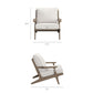 Saratoga 4-Piece Outdoor Patio Teak Wood Furniture Set by Modway