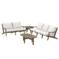 Saratoga 4-Piece Outdoor Patio Teak Wood Furniture Set by Modway | Outdoor Patio Daybed | Modishstore - 2