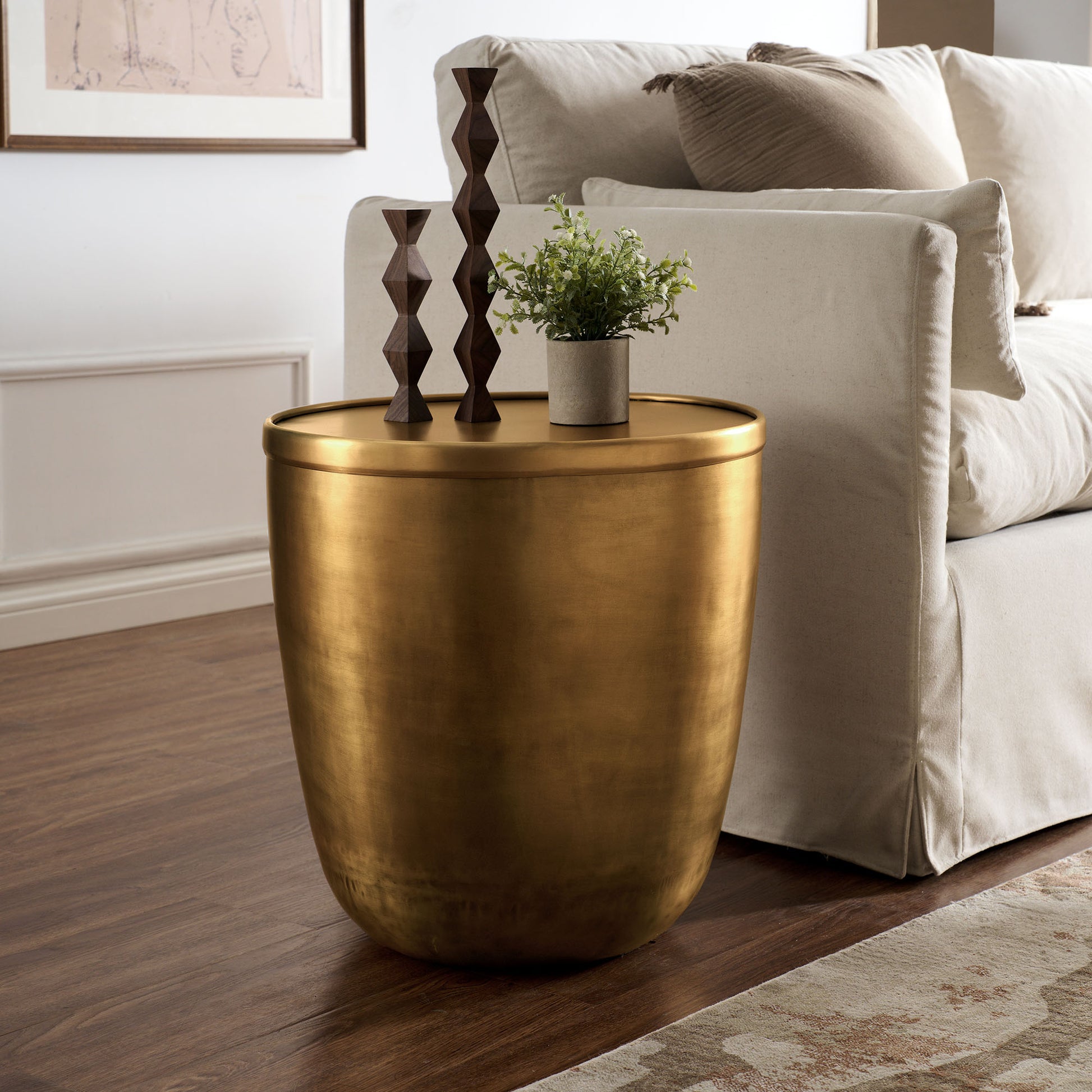 Viora Metal Storage Side Table by Modway | Side Tables | Modishstore - 1
