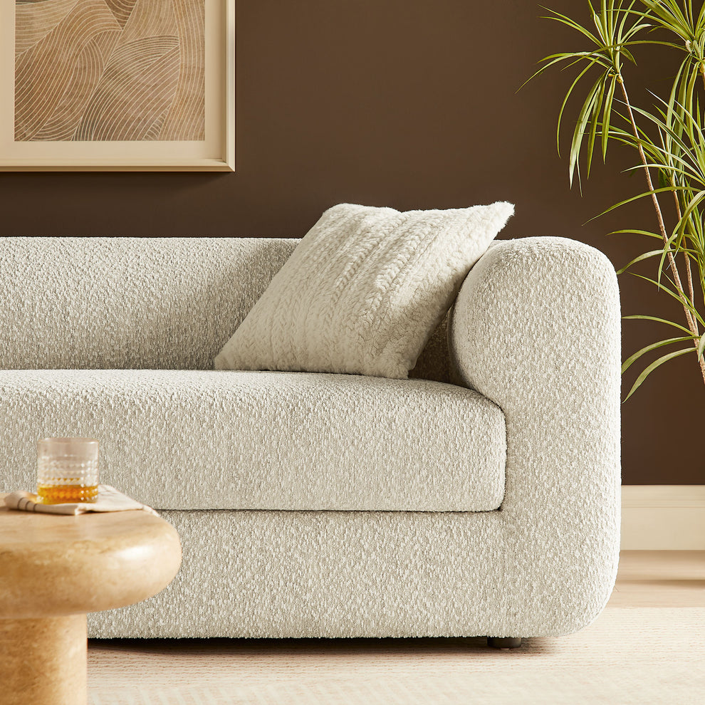 Leif 89" Boucle Upholstered Sofa by Modway | Sofas | Modishstore - 7