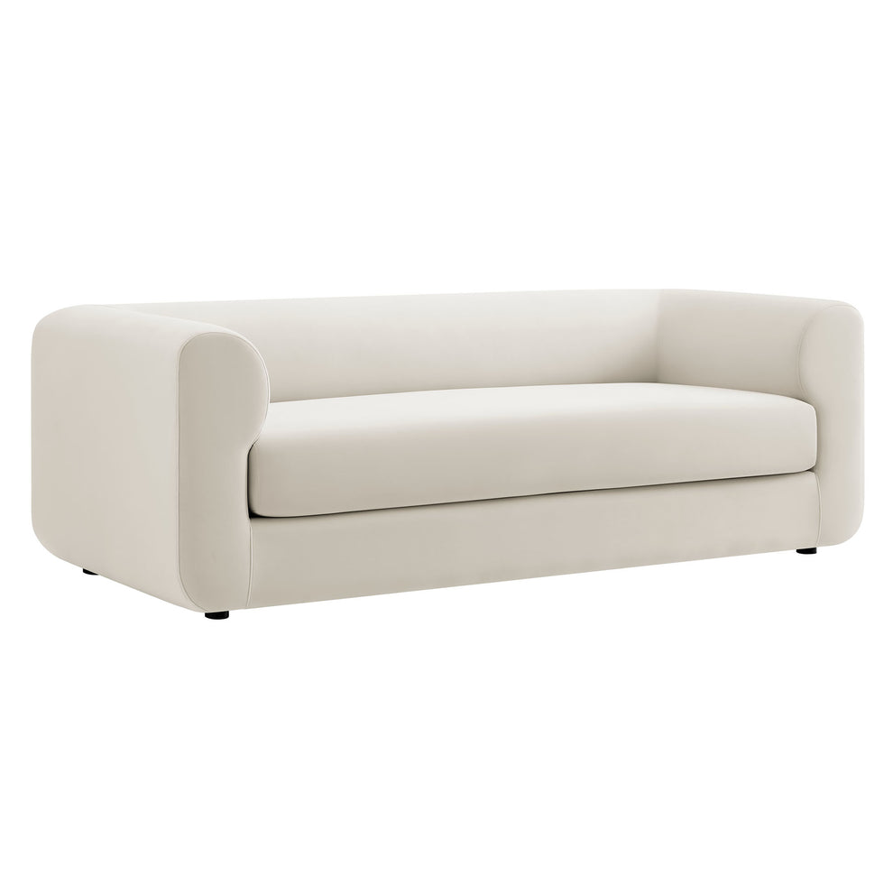 Leif 89" Performance Velvet Upholstered Sofa by Modway | Sofas | Modishstore - 2