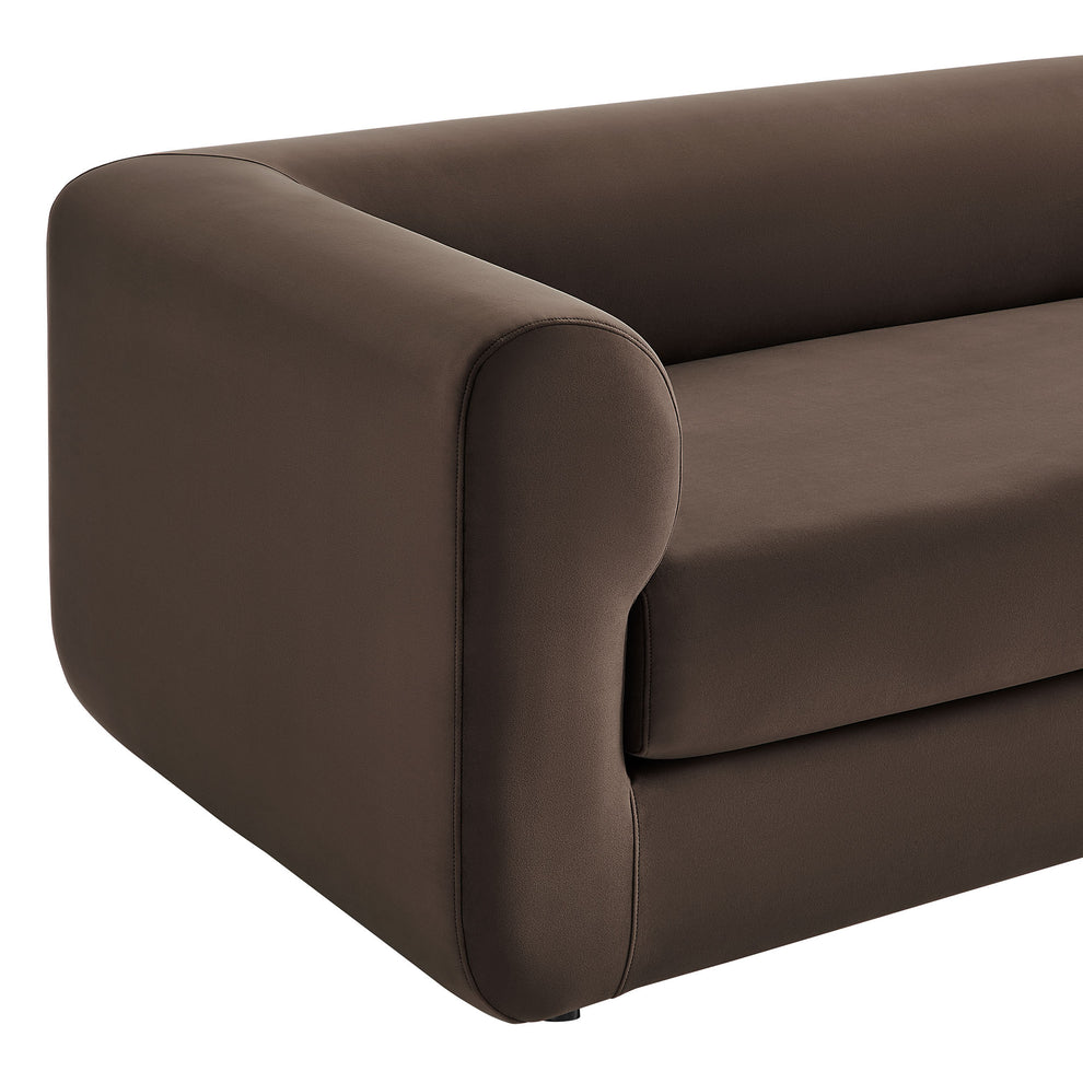 Leif 89" Performance Velvet Upholstered Sofa by Modway | Sofas | Modishstore - 14