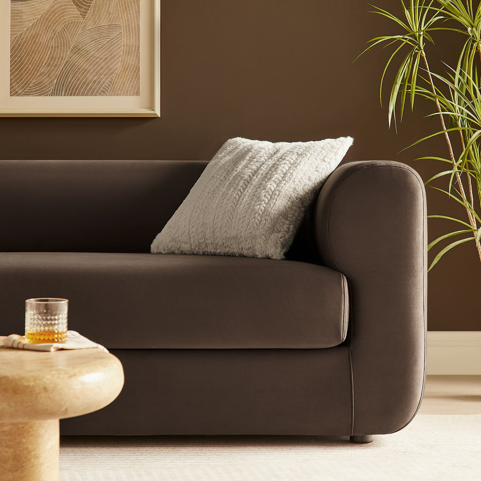 Leif 89" Performance Velvet Upholstered Sofa by Modway | Sofas | Modishstore - 15
