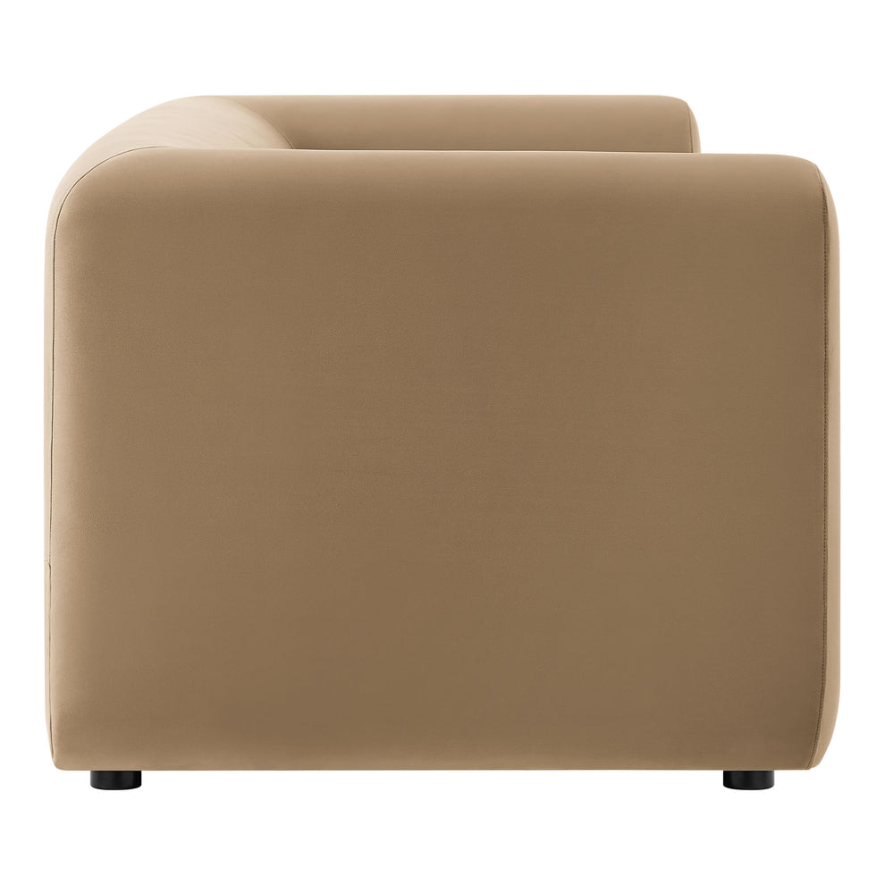 Leif 89" Performance Velvet Upholstered Sofa by Modway | Sofas | Modishstore - 20