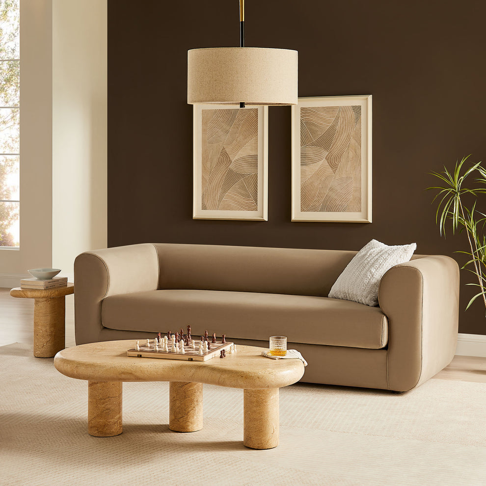 Leif 89" Performance Velvet Upholstered Sofa by Modway | Sofas | Modishstore - 25