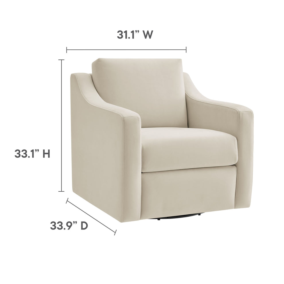 Liora Performance Velvet Armchair by Modway | Armchairs | Modishstore - 9