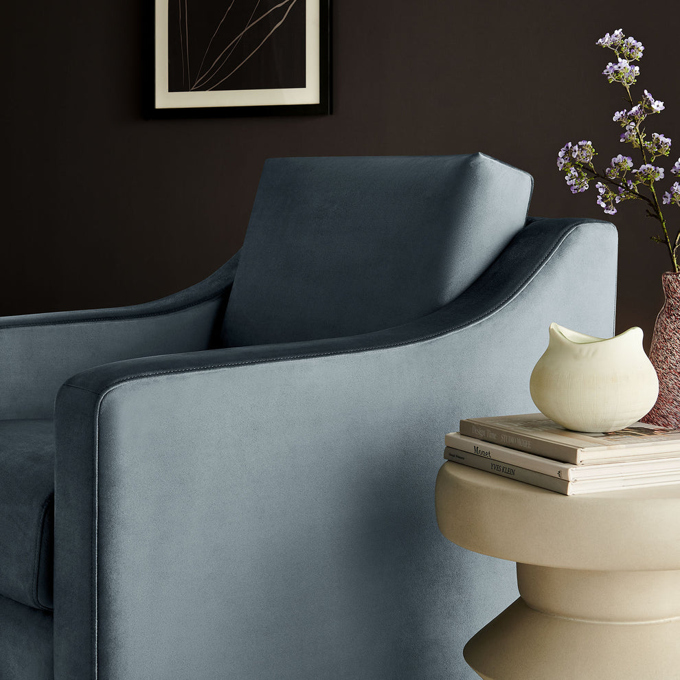 Liora Performance Velvet Armchair by Modway | Armchairs | Modishstore - 15