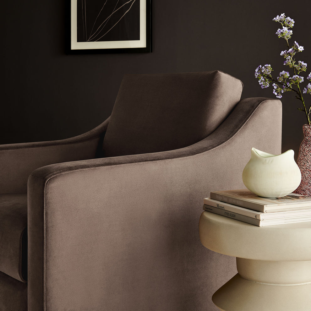 Liora Performance Velvet Armchair by Modway | Armchairs | Modishstore - 24