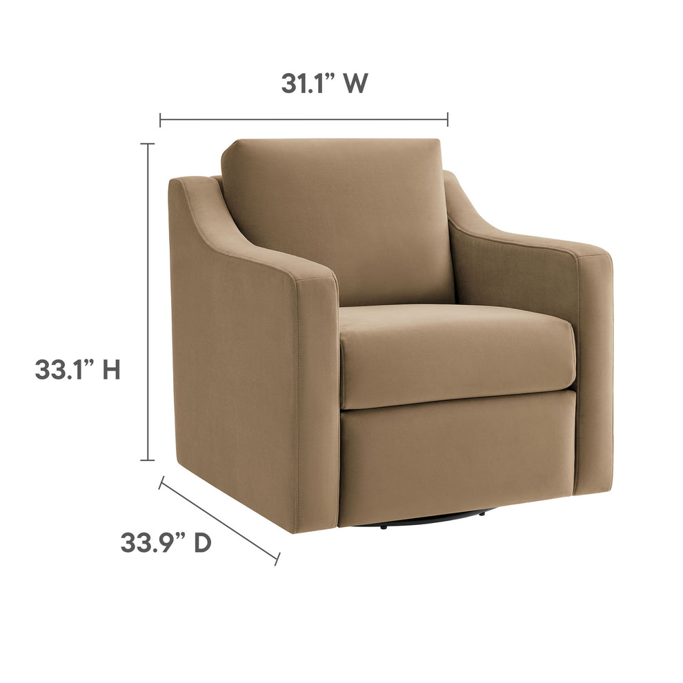 Liora Performance Velvet Armchair by Modway | Armchairs | Modishstore - 36
