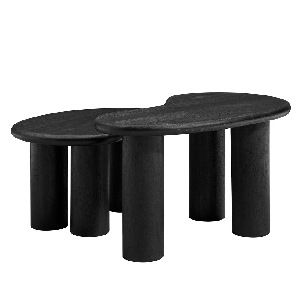Hackney Mango Wood Nesting Coffee Table Set by Modway | Coffee Tables | Modishstore - 4