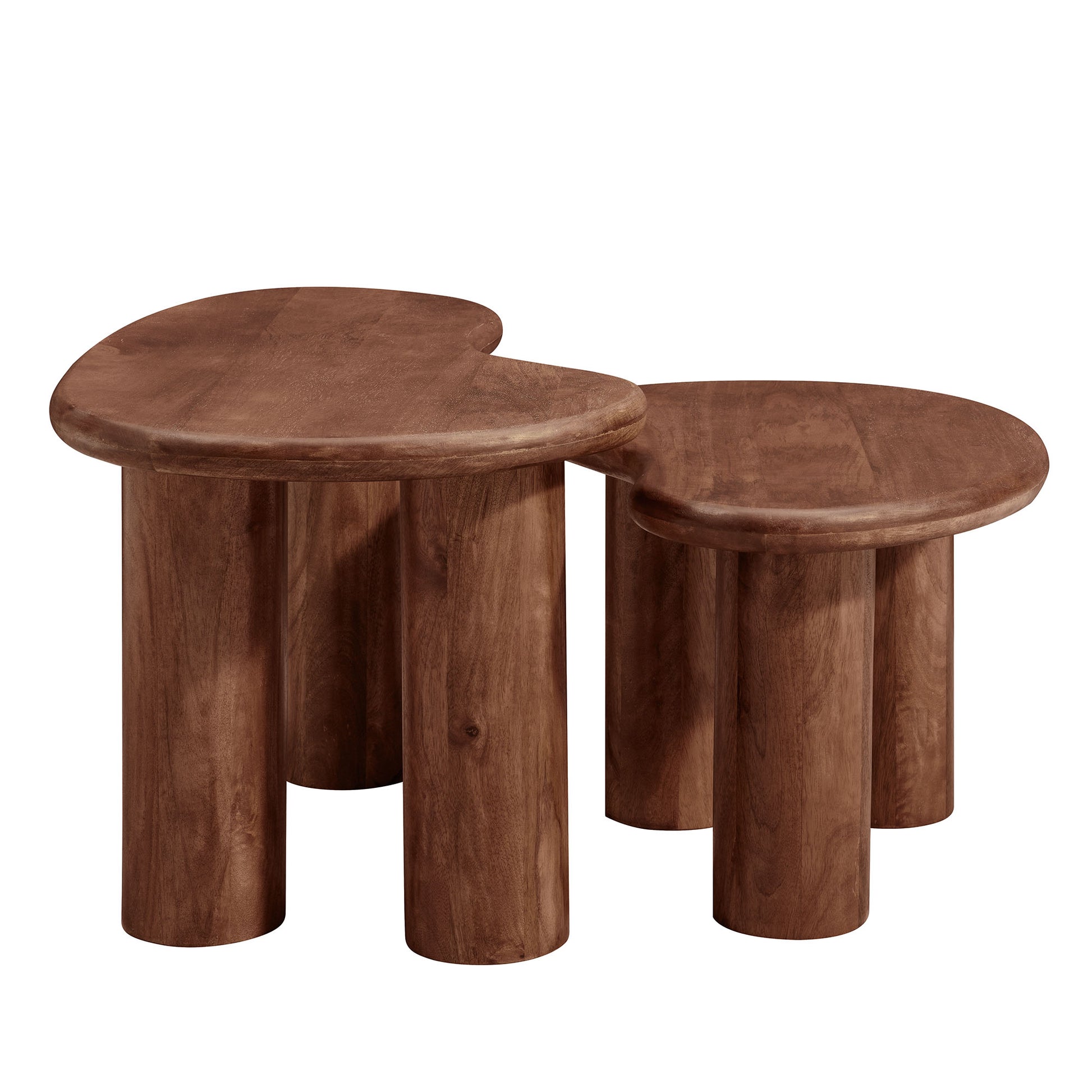 Hackney Mango Wood Nesting Coffee Table Set by Modway | Coffee Tables | Modishstore - 12