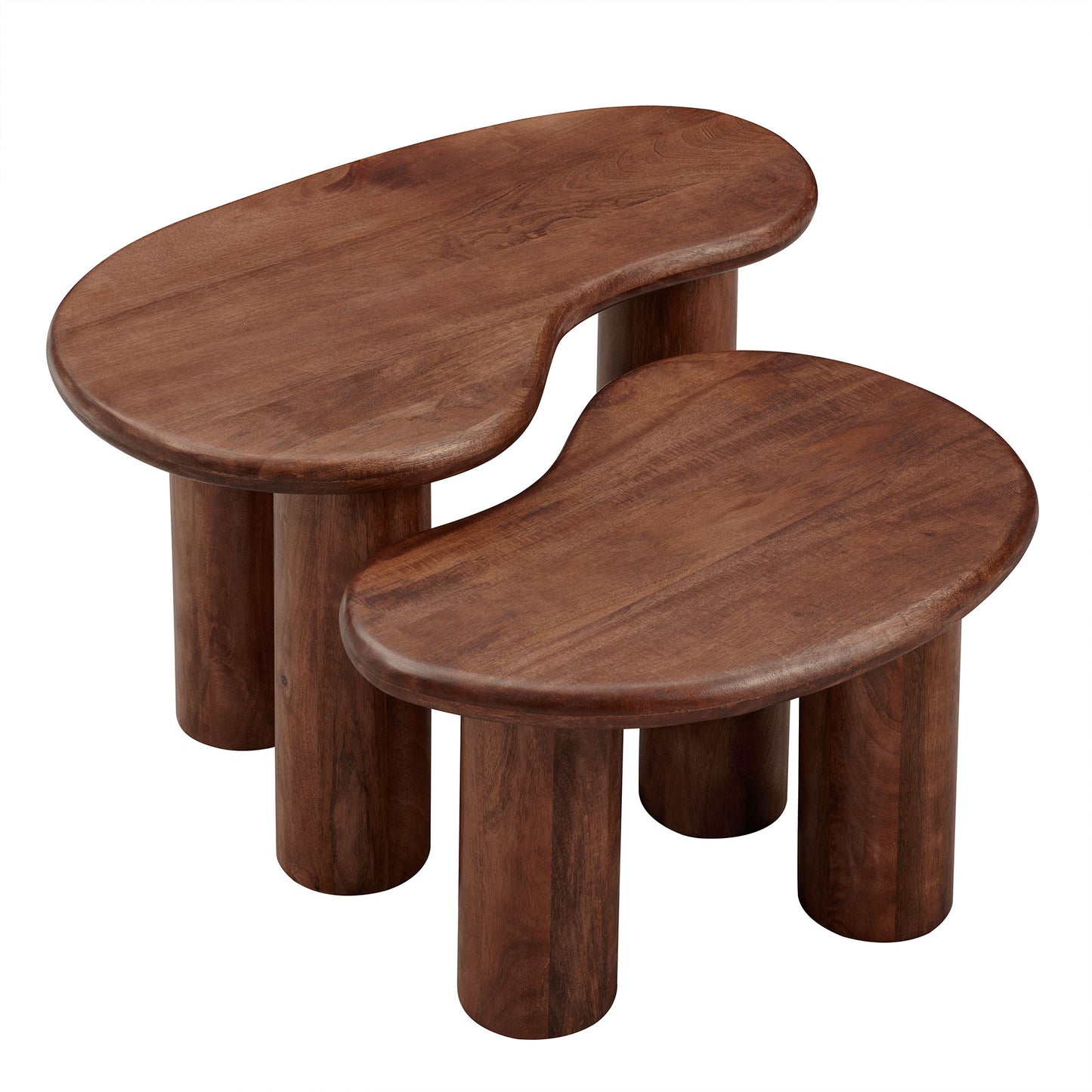 Hackney Mango Wood Nesting Coffee Table Set by Modway | Coffee Tables | Modishstore - 15