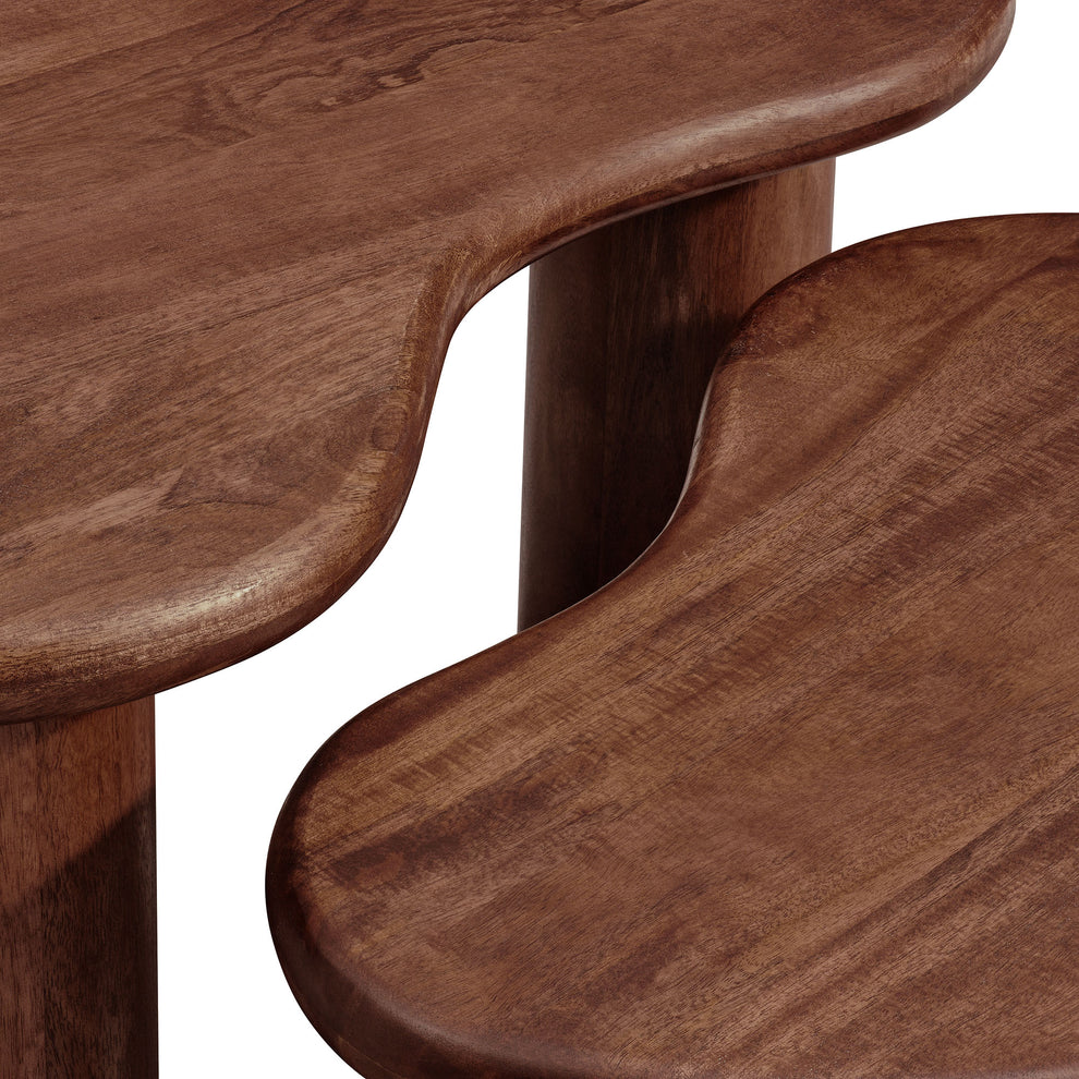 Hackney Mango Wood Nesting Coffee Table Set by Modway | Coffee Tables | Modishstore - 16