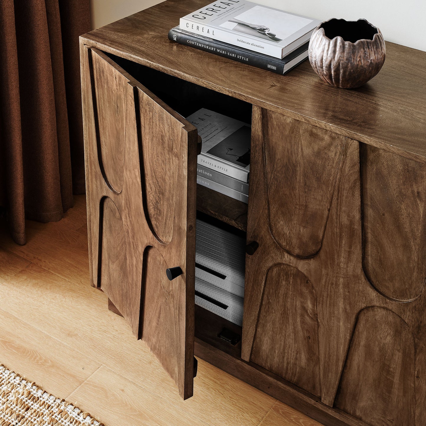 Veda 72" Mango Wood Sideboard Cabinet by Modway | Sideboards | Modishstore - 7