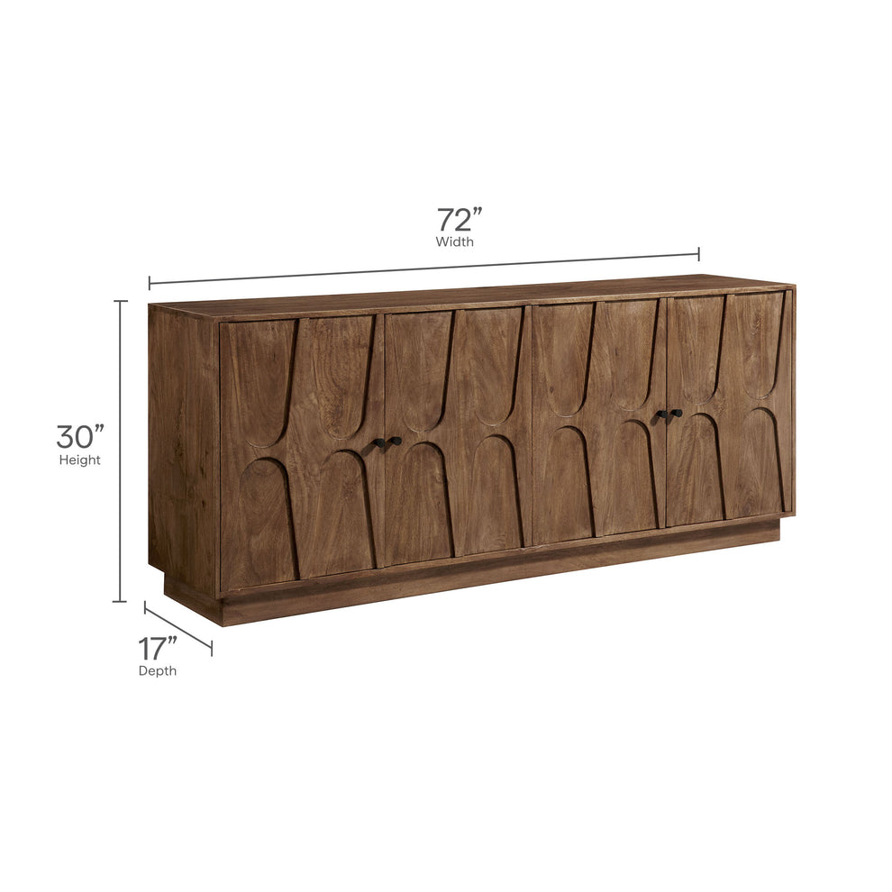 Veda 72" Mango Wood Sideboard Cabinet by Modway | Sideboards | Modishstore - 9