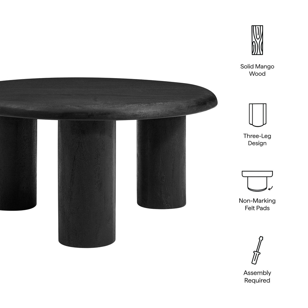 Mavina Round Mango Wood Coffee Table by Modway | Coffee Tables | Modishstore - 7