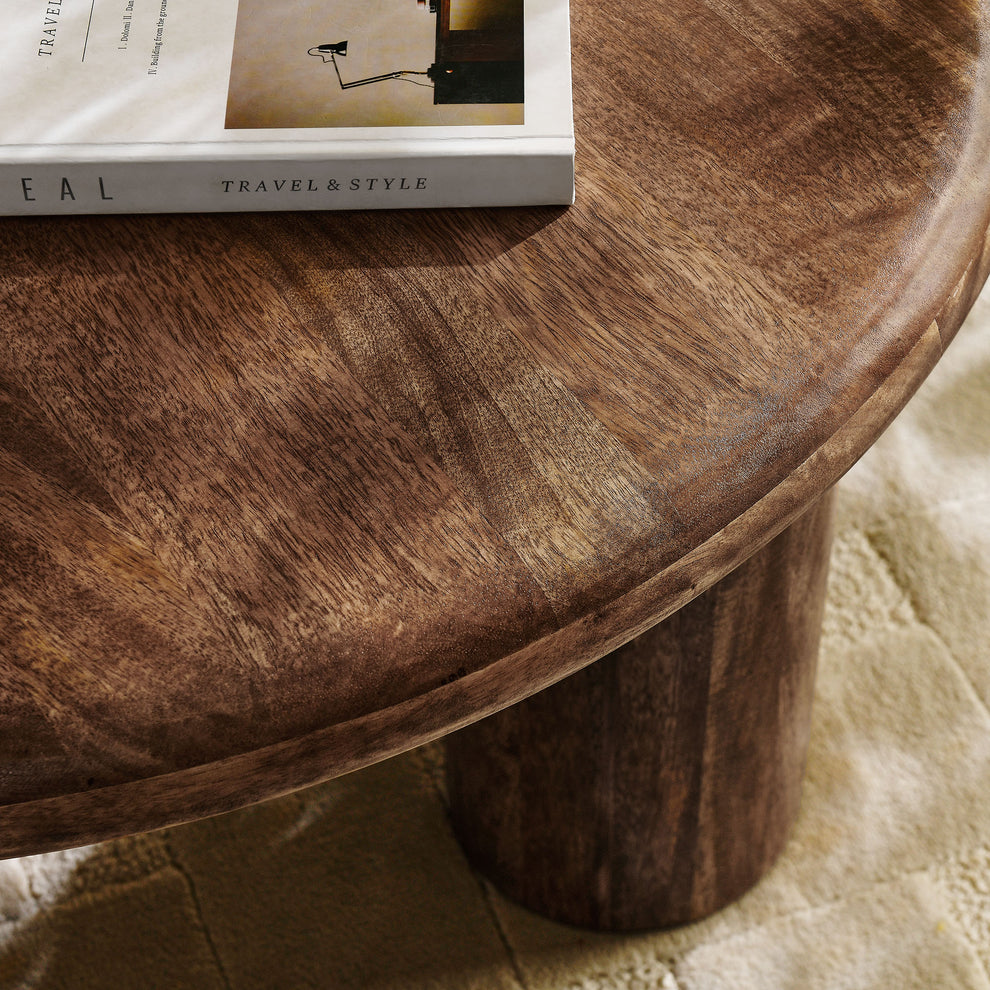 Mavina Round Mango Wood Coffee Table by Modway | Coffee Tables | Modishstore - 13