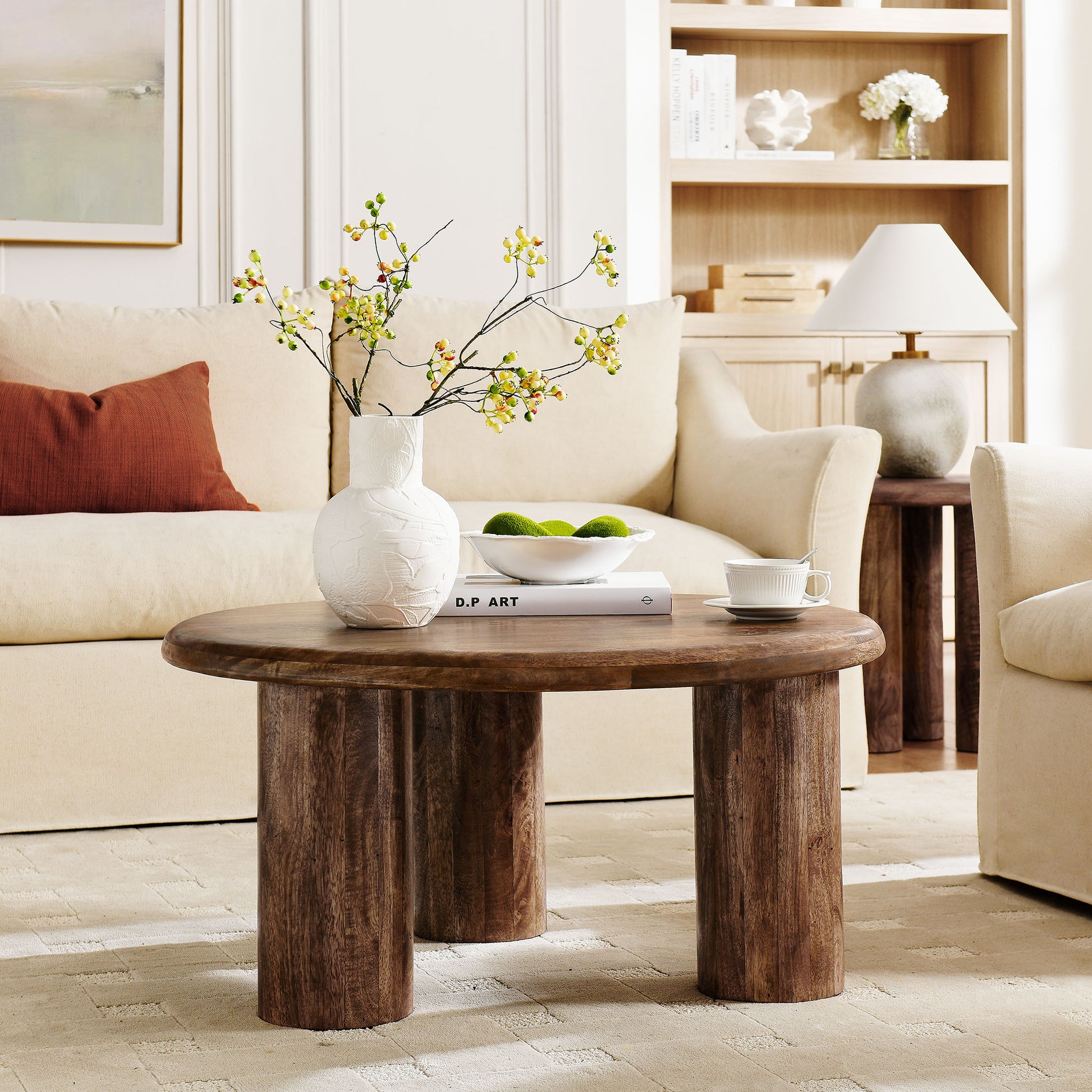 Mavina Round Mango Wood Coffee Table by Modway | Coffee Tables | Modishstore - 14