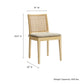Ovard Wood and Rattan Dining Chair by Modway | Dining Chairs | Modishstore - 9