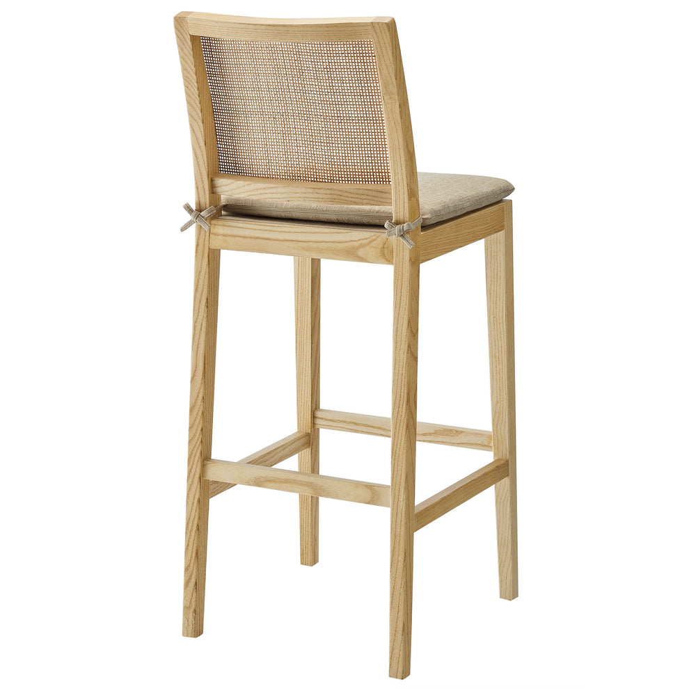 Ovard Wood and Rattan Bar Stool by Modway | Bar Stools | Modishstore - 4