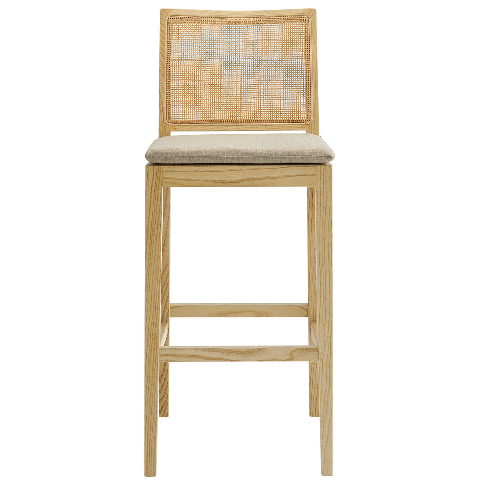 Ovard Wood and Rattan Bar Stool by Modway | Bar Stools | Modishstore - 5